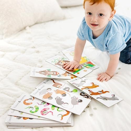 Melissa & Doug Poke-a-Dot! Numbers, Shapes & Colors Jumbo Learning Cards, 13 Double Sided Interactive Flash Cards, Educational Activities for Toddlers & Preschoolers, Ages 1+ thumbnail 7
