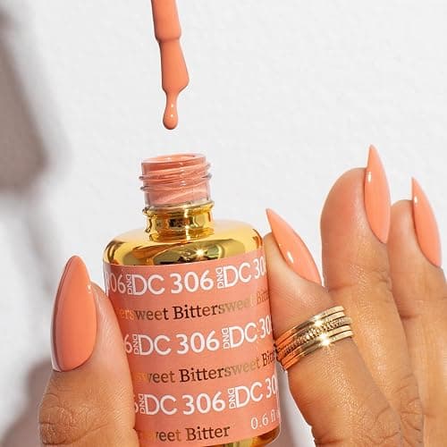 DND Gel Polish Set, Beige Nude Collection, UV/LED GelPolish and Air Dry Nail Lacquer, Matching Chip-Free Polish Duo, 0.5 Fl Oz Each thumbnail 2