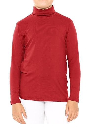 STRETCH IS COMFORT Girl's Oh So Soft Long Sleeve Turtleneck | Youth Size 2-16 - Image 1