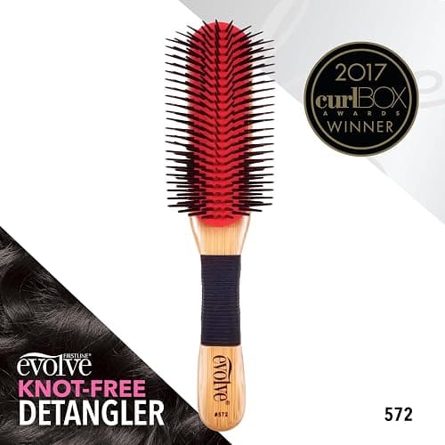 Evolve Knot Free Detangler Brush | Detangles textured hair effortlessly thumbnail 4