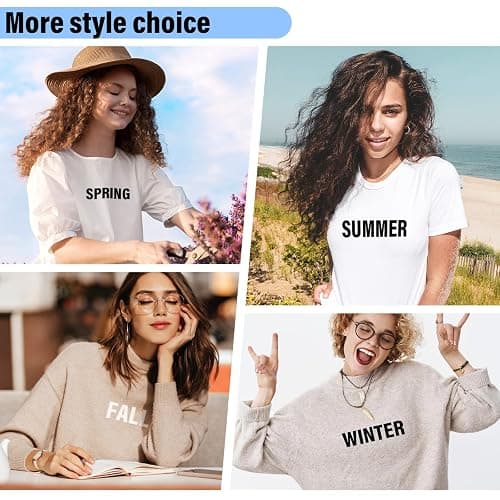 Lucomb 10 Sheets 440 Pieces Iron on Letters, 2 Inch Heat Transfer Vinyl Letters with A-Z PU Alphabets Sticker for Fabric, Clothing T-Shirt Printing DIY Craft thumbnail 6