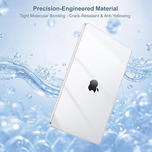 MOSISO Compatible with MacBook Neo Case 13 inch 2026 Release Model A3404 with A18 Pro Chip, 4 in 1 Kit Precision Fit Crack & Scratch Resistant Protective Hard Shell Case Cover, Crystal Clear thumbnail 3
