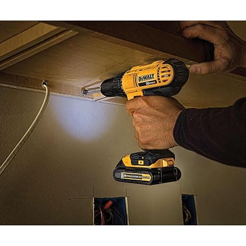DEWALT 20V Max Cordless Drill/Driver Kit, 2 Batteries and Charger Included (DCD771C2) thumbnail 2