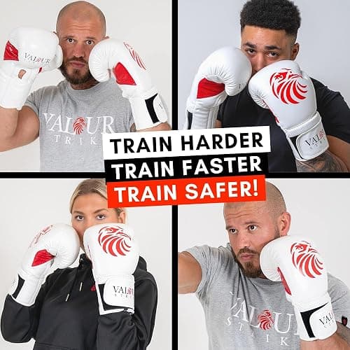 Valour Strike Boxing Gloves for Men & Women | British Family Brand | 8–16oz Training & Sparring Gloves for Boxing, Kickboxing, Muay Thai, MMA & Boxercise thumbnail 6