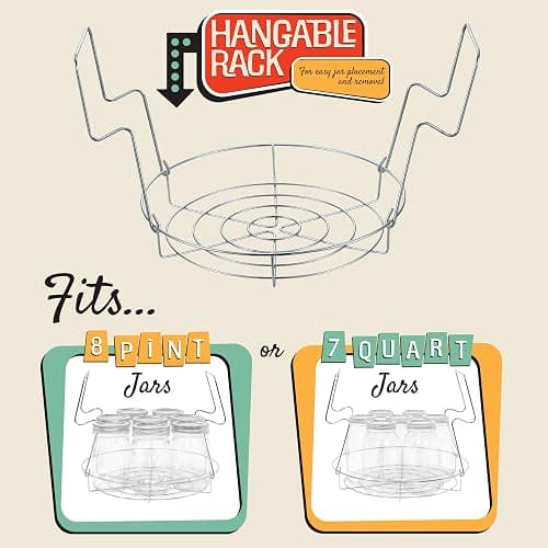 CONCORD 20 Quart Stainless Steel Canning Pot Set. Includes Canning Rack, Tongs, Jar Lifter, Funnel, Wrench, Lid Lifter, Mixer/Measurer (Induction Compatible) thumbnail 4