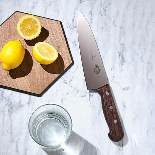 Victorinox Wood 8 Inch Chef's Knife, Straight Edge, Wood Handle thumbnail 2