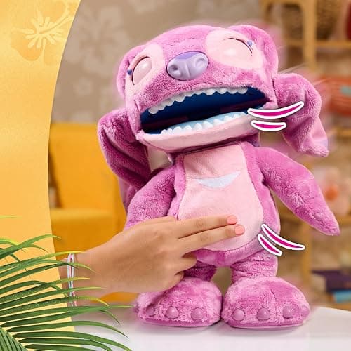 Disney Stitch Ultimate Angel Interactive 17" Plush Toy, 100+ Sounds & Reactions, Moves Like a Real-Life Angel, Amazon Exclusive, Toy for Fans, Girls, Boys, Kids 3 and Up by Just Play thumbnail 7