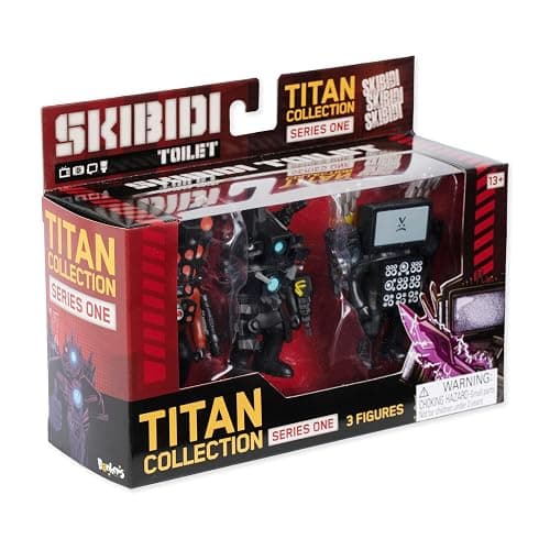 SKIBIDI Toilet Titan 3 Pack – All-New Collectibles, Officially Licensed Toilet Merch thumbnail 3