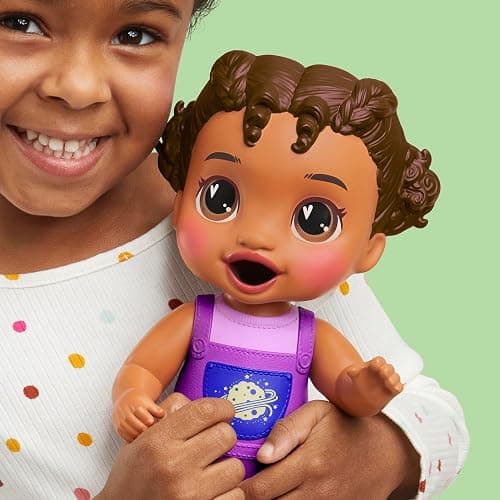 Baby Alive Dinnertime Creations, Black Hair Doll with Play Food Accessories, 11 inches, Toys for 3+ Year Old Girls and Boys thumbnail 7