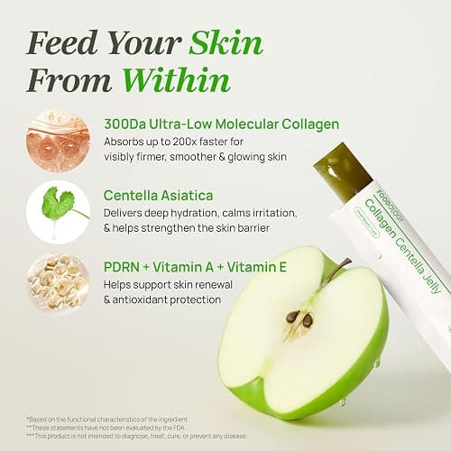 Stick Jelly Duo: Cutting & Collagen Jelly Set, Korean Supplement, Christmas Gifts Stocking Stuffers for Boosting Metabolism and Skin Hydration, Collagen, Centella Asiatica, Garcinia Cambogia Jel thumbnail 7