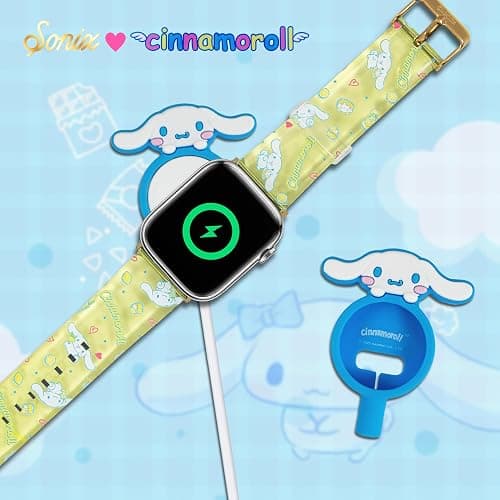 Sonix x Sanrio Apple Watch Charger Cover | Silicone Smartwatch Charging Cable Case, Dock Holder for Apple Watch | Cinnamoroll thumbnail 8