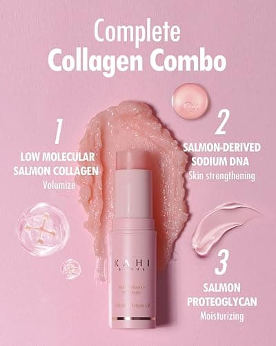 KAHI Wrinkle Bounce Multi Balm Stick | PDRN Collagen Wrinkle Stick | Korean Skin Care |All-in-One Hydrating Lip Balm Eye Cream Neck Cream Make Up Base & Face Mist Moisture Balm thumbnail 4