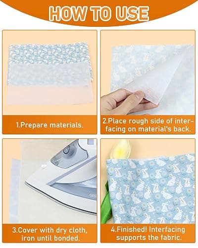 Iron on Non-Woven Fusible Interface thumbnail 4