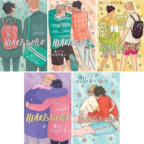 Heartstopper Series, Set of 5 Books, Vol. 1-5 - Image 1