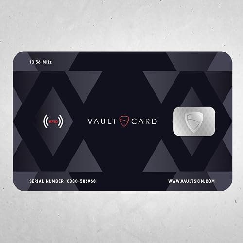 VAULTCARD - RFID Blocking & Jamming Credit & Debit Card Protection for Wallet and Passport - Superior NFC Anti-Theft, Patented Multi-Card Defense thumbnail 6