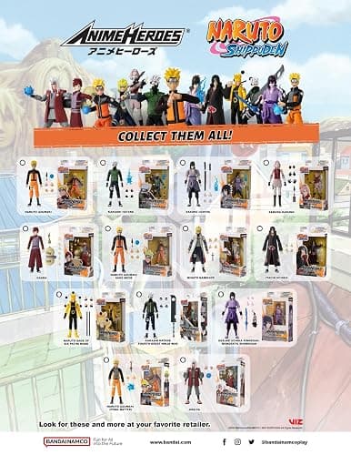 ANIME HEROES Beyond - Naruto Shippuden - Naruto Action Figure thumbnail 7