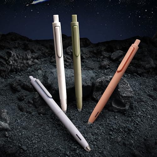 WRITECH Gel Pens Fine Point: 0.5mm No Smear & Smudge Black Ink Pen Click for Journaling Sketching Drawing Notetaking Retractable Extra Finepoint Smooth Writing Silent Pen Set Non Bleed 8ct Up-Gel thumbnail 3
