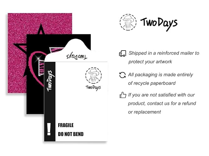 TwoDays Mcbling Room Decor Aesthetic, Trashy Y2k Posters for Girls bedroom, 2000s Hot Pink Wall Art, Emo Baddie Prints for women Apartment.(8" X 10", Set Of 6, UNFRAMED) thumbnail 4