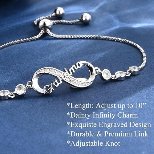 OAVOOK Infinity Bracelet for Women Special Jewelry Gift for Her | for Mothers Day, Birthday, Christmas Stocking Stuffer thumbnail 4