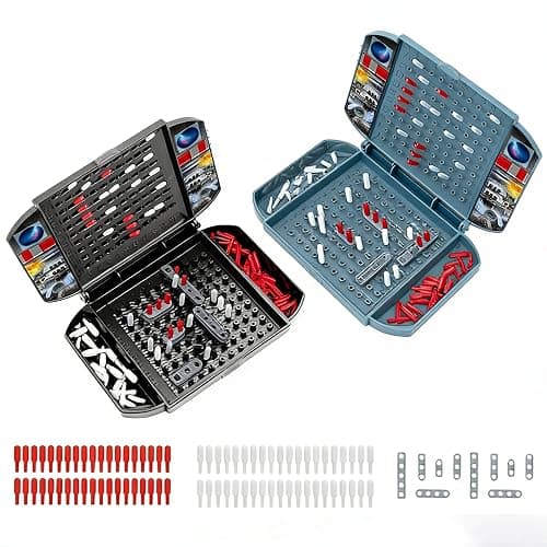 Battleship Classic Board Game – Strategy Game for Kids Ages 7 and Up, Compact & Portable Travel Game for 2 Players, Fun Family Game Night for Parent-Child Interaction - Image 1