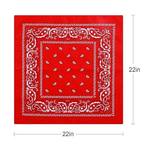 16pcs Bandanas Multi-Purpose Party Outdoor Favor Scarf Headband Handkerchiefs for Women Men Boy Girls thumbnail 3