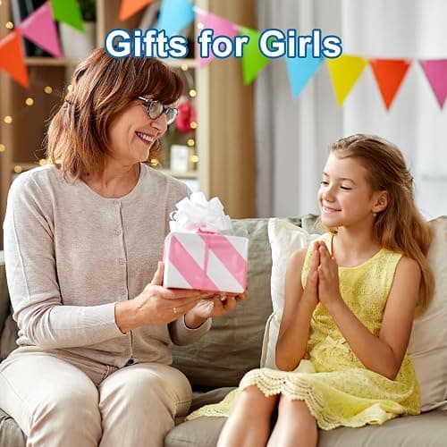 OYLOLA Birthday Gifts for 8 9 10 11 12 13 14 Year Old Girl Kids Wallet Initial Girls Wallets Teen Girls Gift Preppy Teen Girl Stuff Things Blue A thumbnail 3