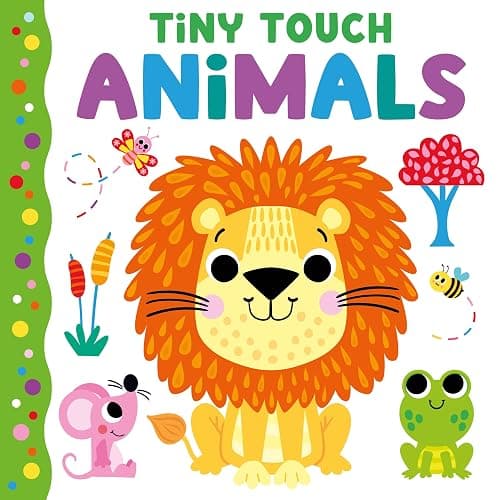 Tiny Touch: Animals - Tiny Touches for Tiny Hands - Colorful and Textured Board Book for Toddlers, Ages 6+ Months - Fun Introduction to Colors and Animals - Image 1