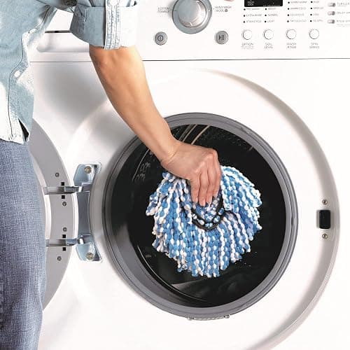 O-Cedar RinseClean Spin Mop & Bucket System + 1 Extra Mop Head | Clean with Clean Water | Removes 99% of Bacteria thumbnail 14