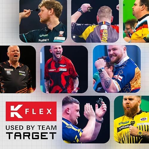 Target Darts K Flex Integrated Dart Flight and Shaft, No.6 | 3-Pack K-Flex - No. 6, Kflex Precision-Molded 2-in-1 Dart Flights and Dart Shaft | Professional Dart Accessories thumbnail 5