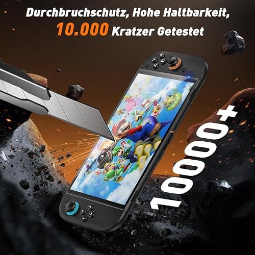 daydayup 4 Stücke Panzerglas für Nintendo Switch 2 Model 2025, Schutzfolie Folie schutzglas Displayschutzfolie für Nintendo Switch 2, Anti Kratzer, Bläschenfrei, HD Clear, 9H Härt, Switch Skin thumbnail 5