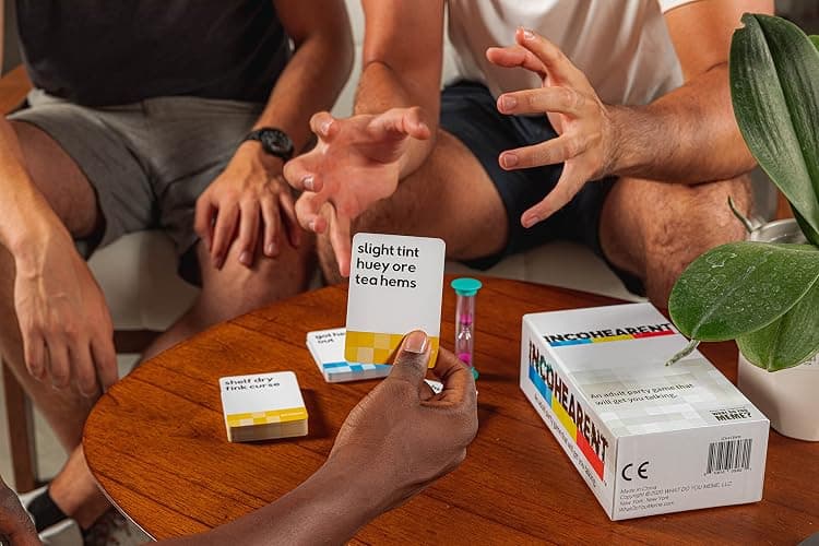Incohearent, The Guess The Gibberish Party Game By Relatable, A Funny Card Game For Adults, Includes 300 Cards, Instructions, And 1 Sand Timer, Fun for Friendsgiving, or a White Elephant Gift thumbnail 13
