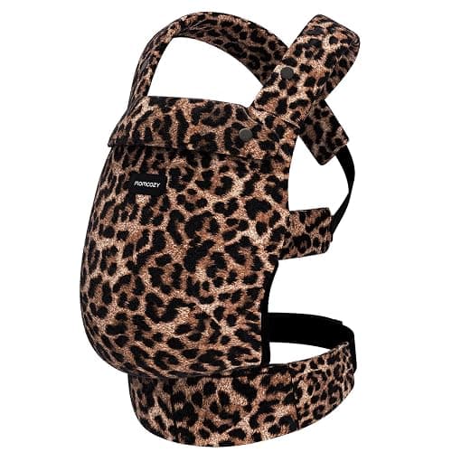 Momcozy Baby Carrier - Ergonomic, Cozy and Lightweight Carrier for 7-44lbs, Effortless to Put On, Ideal for Hands-Free Parenting, Enhanced Lumbar Support, Purehug for Infant to Toddler, Leopard thumbnail 8