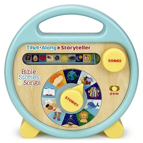 Bible Stories and Songs Interactive Electronic Take Along Storyteller with 11 Books (Little Sunbeams) thumbnail 9