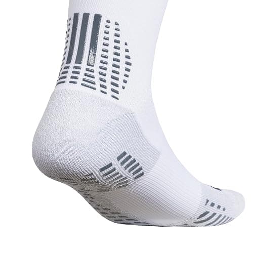 adidas 5-Star Grip Crew Sports Socks 1 Pair | Silicone Grip Pods, For Soccer Football & Basketball, Cushioned Impact Zones, Arch & Ankle Support, Game & Practice Ready thumbnail 5