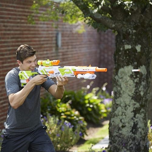 NERF Longstrike Modulus Toy Blaster with Barrel Extension, Bipod, Scopes, 18 Elite Darts & 3 Six-Clips (Amazon Exclusive) - Standard thumbnail 7