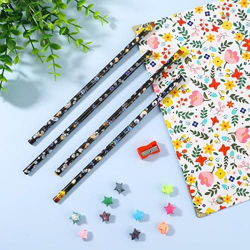 Hariendny 4 Pack Rhinestone Picker Tool Adhesive Resin Picker Pencil Nail Point Drill Pen Dotting Wax Pencil Gem Pick up Tools for Nail Art DIY with Pencil Sharpener thumbnail 6