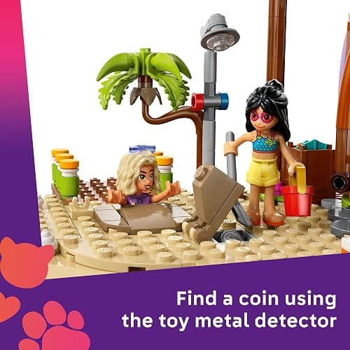 LEGO Friends Family Vacation Beach Resort Pretend Play Building Toy - Adventure Storytelling Playset with Dolphin Toys and Sea Turtles - Creative Birthday Gift Idea for Girls & Boys, 8+ - 42673 thumbnail 3