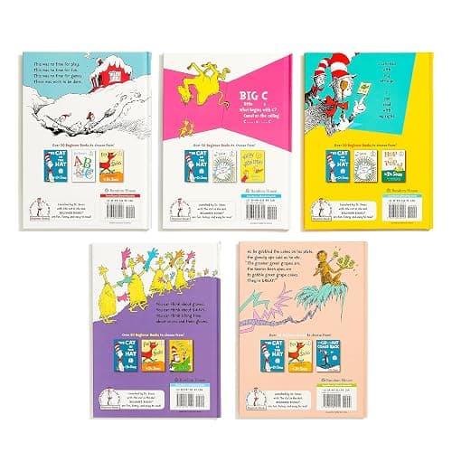 Dr. Seuss's Second Beginner Book Boxed Set Collection: The Cat in the Hat Comes Back; Dr. Seuss's ABC; I Can Read with My Eyes Shut!; Oh, the Thinks You Can Think!; Oh Say Can You Say? thumbnail 7