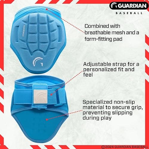 Guardian Youth Elbow Guard & Leg Guard - Baseball Protective Gear KIT thumbnail 3