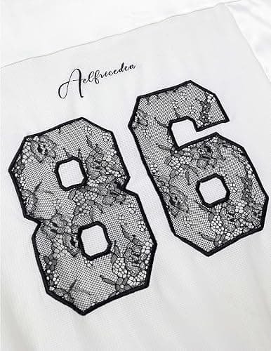 Aelfric Eden Off The Shoulder Lace Embroidery Sweatshirt Long Sleeve Y2K jersey Sweatshirts Oversized Baggy Pullover Top thumbnail 6