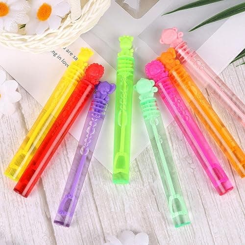 CCINEE 40pcs Mini Safari Aniaml Bubble Wands, Cute Zoo Bubbles Party Favors Bulk Jungle Bubble Sticks Toys for Birthday Safari Party Gifts School Rewards Candy Bag Stuff thumbnail 6