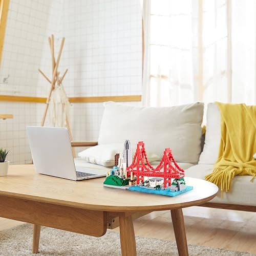 LUKHANG San Francisco Skylines Building Set Model Kit - Engaging Architecture Gift for Kids & Adults, Micro Mini Blocks, 1610pcs+ | Aesthetically Pleasing, Fun & Compact thumbnail 7