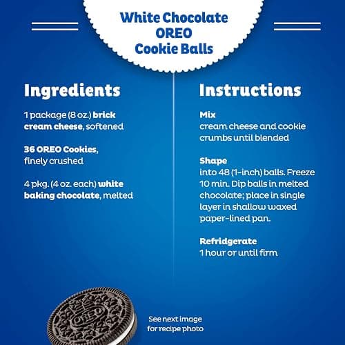 OREO Chocolate Sandwich Cookies, 60 Snack Packs (2 Cookies Per Pack) | Always made with Real Cocoa, Certified Kosher, Individually Wrapped thumbnail 11