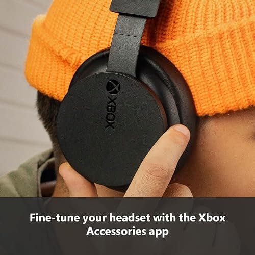 Xbox Wireless Gaming Headset – Over Ear Headphones – Spatial Audio with Dolby Atmos, Windows Sonic Series X|S, One, Windows PC, Mobile – Carbon Black thumbnail 7