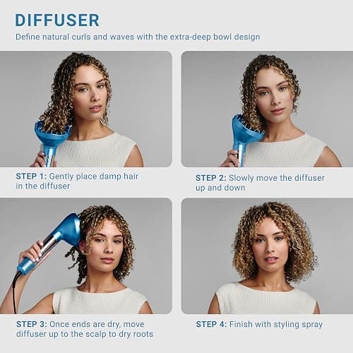 BaBylissPRO StyleSwitch Ionic Multi-Styler, Air Styler and Hair Dryer, Lightweight Hot Air Brush with 5 Attachments, Automatic Dual Voltage thumbnail 10