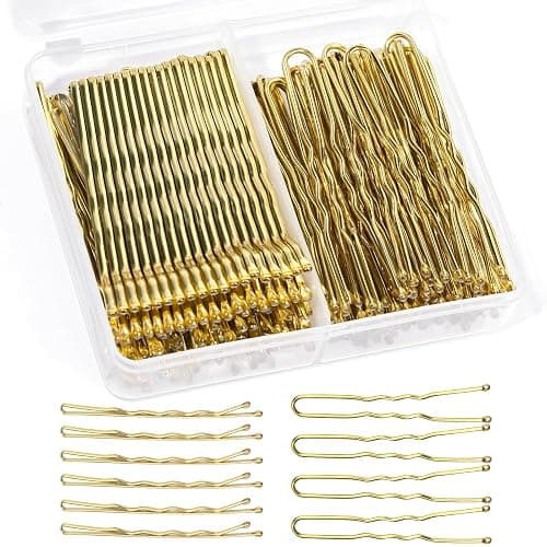 Teenitor 100Pcs Blonde Bobby Pins, Bobby Pins Blonde Gold Hair Pins, Gold Hair Pins for Women 2inch - Image 1