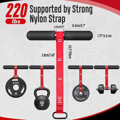 FitBeast Forearm Strengthener & Forearm Exerciser, Wrist Roller with Thicker Handle, Forearm Strength Trainer with Adjustable Strap - Ideal for Grip Strength, Muscle Building, Rehabilitation thumbnail 3