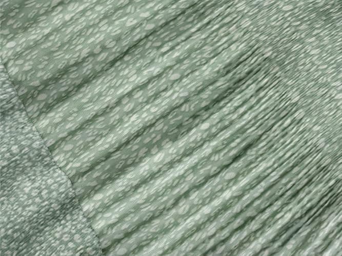 NASHALYLY Women's Chiffon Elastic High Waist Pleated A-Line Flared Maxi Skirts thumbnail 4