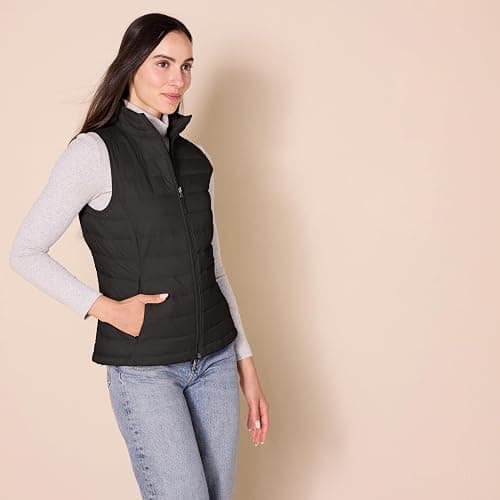 Amazon Essentials Women's Lightweight Water-Resistant Packable Puffer Vest thumbnail 2