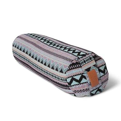 #DoYourYoga Bolster Yoga Rodillo »Krishna« para Yin Yoga 68 x 22 cm - Relleno de espelta orgánica - Cubierta en Coton Lavable - Cojín Zafu Yoga Rodilla - Rulo Pilates o Yoga - Image 1